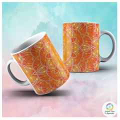 Caneca Mandala Laranja