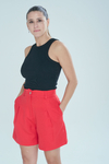 ART 2670 SHORT SASTRERO PINZA/BRILLOS ROJO