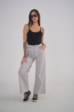 ART 2631 PANTALON GABARDINA FOIL GRIS - tienda online