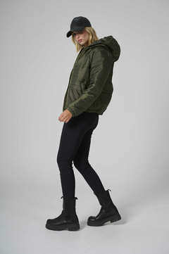 CAMPERA PUFFER VERDE en internet