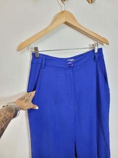 calça chicle azul P - comprar online