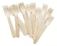 Tenedores de Madera x50