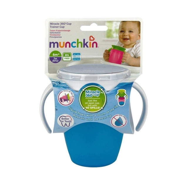 Copo Munchkin para Treinamento e Transição 360 Miracle Cup Rosa