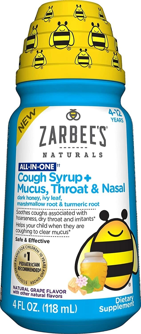 Xarope Natural para Tosse e Muco - Zarbee's - Baby Buys Brasil