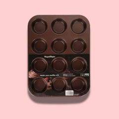 Placa muffins x 12 Candy - comprar online