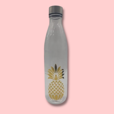 Botella de vidrio ananá
