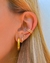 Earcuff New York Acero Dorado