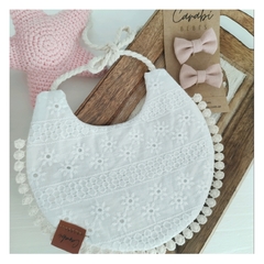 BABERO MARGARITA BRODERIE BLANCO - tienda online