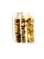 GM21-B Glitter Chunky flocado Poliéster Importado resina unha 100gr - GOLD on internet