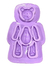 F1581 MOLDE DE SILICONE URSO CONFEITARIA BISCUIT