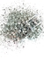 GM26 Glitter Chunky flocado Poliéster Importado resina unha 10gr - SILVER - buy online