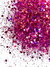 GH12 Glitter Chunky holográfico Poliéster Importado resina unha 10gr- FUCHSIA
