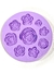 F98 MOLDE DE SILICONE ROSAS CONFEITARIA BISCUIT - comprar online