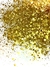 GM21-B Glitter Chunky flocado Poliéster Importado resina unha 100gr - GOLD