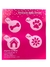 PP26 Kit com 4 mini estêncils pet para confeitaria e artesanato. - buy online