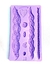 F505 MOLDE DE SILICONE TEXTURA CROCHÊ CONFEITARIA ARTESANATO - buy online