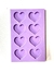 R415 Molde de silicone paleta mini coração resina decoração - comprar online