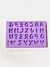 R43 Molde de silicone alfabeto resina confeitaria - comprar online