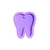 R86 Molde de silicone dente eternização chaveiro resina