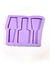 R234 Molde de silicone esmaltes chaveiro resina - comprar online