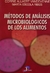 METODOS DE ANALISIS MICROBIOLOGICOS
