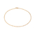 Colar Choker Cordão Baiano Banhado em ouro 18K