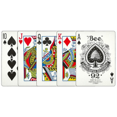 BEE NAIPES POKER STANDARD AZUL - comprar online