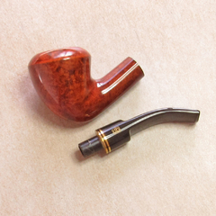 PIPA DESIGN BERLIN TALL CALABASH NATURAL 9MM - ALEMANIA - Estate Pipes Buenos Aires