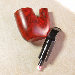 PIPA LORENZO TITANO NATURAL (9MM) - ITALIA - Estate Pipes Buenos Aires