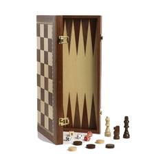 AJEDREZ BACKGAMMON FICHAS 87MM - Estate Pipes Buenos Aires