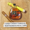 COMBO COGNAC CAMUS XO (50ML) + MONTECRISTO PETIT TUBO - comprar online