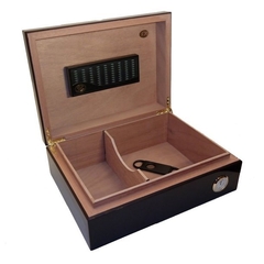 HUMIDOR PARK LANE CAOBA INGLESA (CBI) P/ 75 CIGARROS - Estate Pipes Buenos Aires