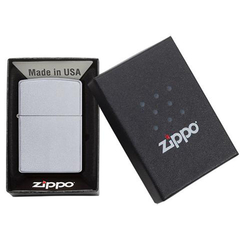 ENCENDEDOR ZIPPO GRIS (205) - HECHO EN USA - Estate Pipes Buenos Aires