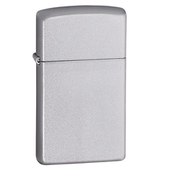 ENCENDEDOR ZIPPO SLIM GRIS (1605) - HECHO EN USA