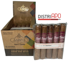 CIGARROS SAINTS CUARTA CORONA x 25 Unidades Origen Argentina - (copia)