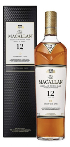 The Macallan 12 Yo Single Malt Sherry Oak Cask x 700ml