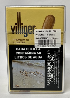 Villiger Nº 7 Premium Sumatra x 20 unidades Origen Suiza - comprar online