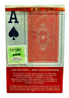 CARTAS COPAG 139 ROJO (Naipe Grande) - comprar online