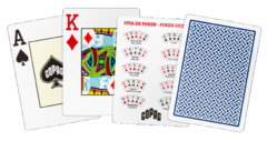 CARTAS COPAG HOLD´EM AZUL(Naipe Grande) - comprar online