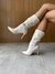 Bota Slouch Myka off white - comprar online