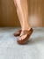 Flatform Jess marrom caramel