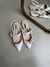 Sapatilha slingback Nick off white - Sofih