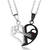Collar 2 En 1 Yin Yang Master Key Of Heart I Love You Pareja - tienda online