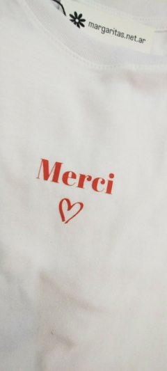 Remera Stamp Merci