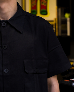 CAMISA NEST PANOS WORKSHIRT TRADICIONAL PRETO - NECw009 - comprar online