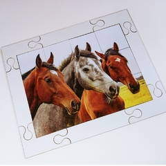 Jogo da memória Cognitivo para Idosos + 2 Quebra-cabeças Cavalos