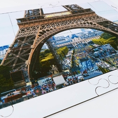 Quebra cabeça Sênior Torre Eiffel Paris 24 pçs Mundo Lúdico - comprar online