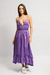 Vestido Fiore Midi Roxo