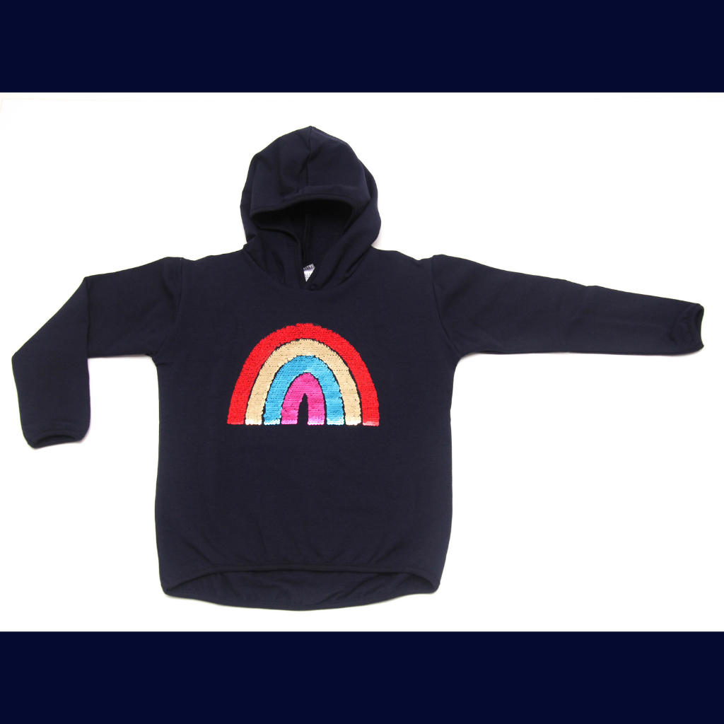 Buzo de colores arcoiris hotsell