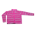 Campera Plush Rayada Fucsia y Gris - comprar online